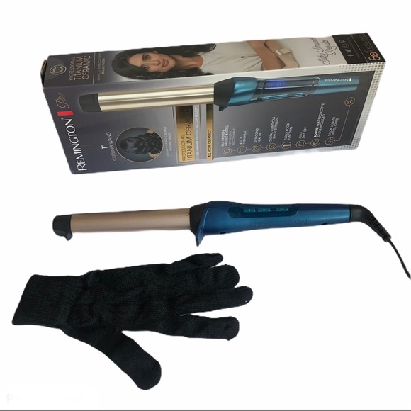 remington pro professional titanium ceramic straight barrel curling wand